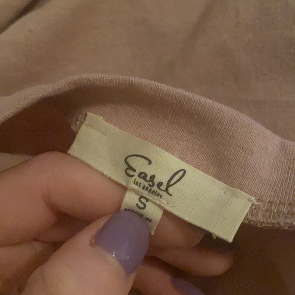 Easel Los Angeles Oversized Choker Sweater - Picture 4 of 4